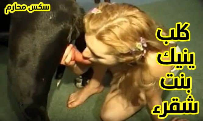 كلب ينيك بنت شقراء تستمتع بالنيك مع كلبها سكس حيوانات